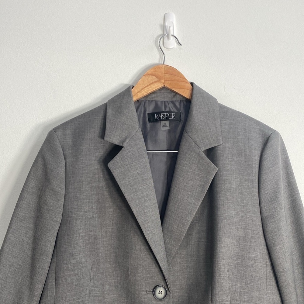 Kasper 17 Blazer Gray - Picture 3 of 12